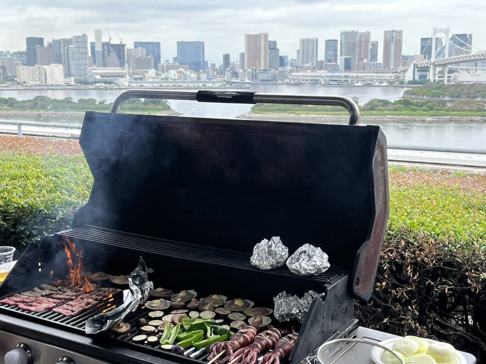 ＢＢＱ場の様子