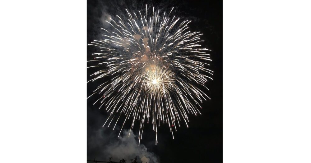 多摩川花火２