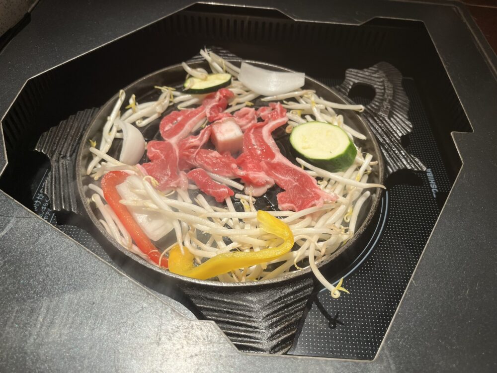 札幌ビール園のジンギスカン