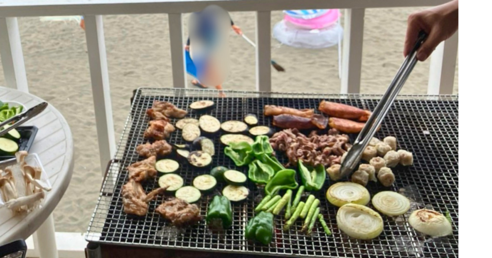 江の島 海の家 日本酒を楽しみながら味わうBBQ